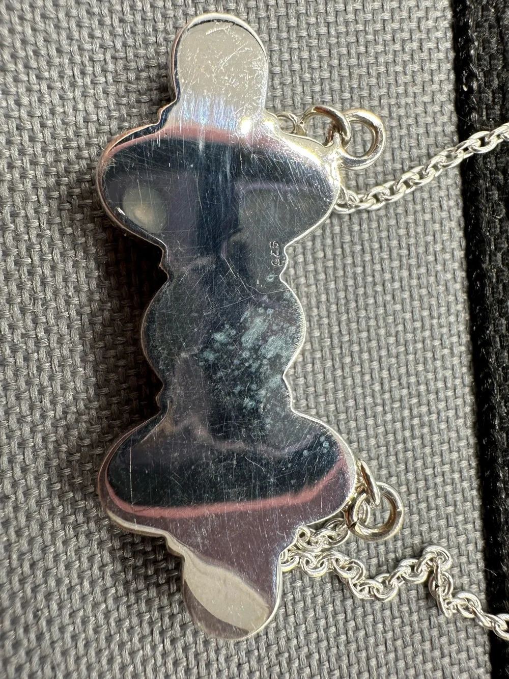 Monarch Dahlia Turquoise 925 Sterling Silver Cluster Pendant Necklace